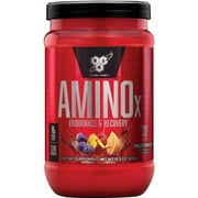 BSN Amino X Amino Acids + BCAA Powder, Fruit Punch, 30 Servings