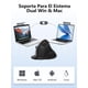 thumbnail image 4 of Ratón Vertical Bluetooth 5.2 Minielec Negro Ergonomía Recargable USB C 2.4Ghz 3 Niveles dpi, 4 of 9