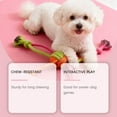 thumbnail image 5 of SIYTUAU Pet Rope Knot Toy Interactive Chew Toy For Dogs Plastic Material Chew Toy For Dental Health And Playtime Pet Toy, 5 of 9