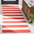 thumbnail image 2 of SAFAVIEH Montauk Saranna Geometric Cotton Runner Rug, Rust/Ivory, 2'3" x 9', 2 of 7