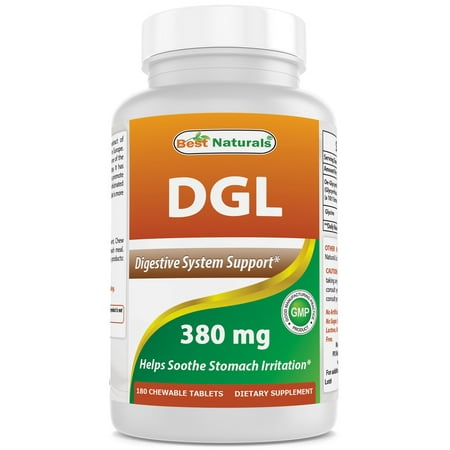 - Best Naturals DGL Chewable 380 mg 180 Tablets