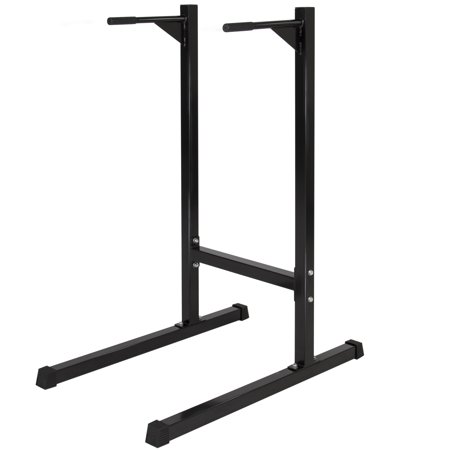 Best Choice Products Freestanding Deluxe Dip Station Stand for Chest, Shoulders, Deltoids, Triceps, Home Gym Workouts & Exercise w/ 500lb Weight Capacity - (Best Effective Chest Workout)