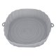 thumbnail image 1 of Freidoras de Aire de 20Cm, Bandeja para Hornear, Cesta para Pollo Frito, Alfombrilla, Freidora de Aire, Olla de Silicona, Reemplazo Redondo, SartéN Gris, 1 of 5