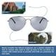 thumbnail image 4 of Gafas de Sol Bifocales Ryegis G15 Clásicas Aviador para Hombre 3.5x, 4 of 6