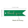 thumbnail image 5 of Inkdotpot Pack Of 50 Thank You Bridal Shower Favor Paper Tags Craft Real Rose Gold Foil Hang Tags, 5 of 6