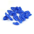 thumbnail image 4 of 20 Pcs/ensemble Couvre-Griffes pour Animaux, Clous en Résine, Capuchon de Protection pour Animaux, Manucure avec Colle, Fournitures pour Animaux, Bleu, m, 4 of 7