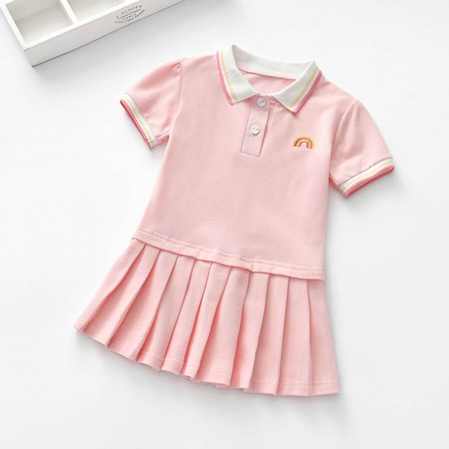 LOVZFMLL Robe de Carnaval Fille Manches Longues Extensible Ligne A Robe de Récital Scolaire Robe Col Rond Manches Longues