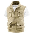 thumbnail image 3 of Outdoor Photography Fishing Men's Vest Pocket Workwear, Large Size, Shoulder Mountaineering with Horse Clip, Polyester Material, 3 of 3