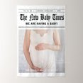thumbnail image 2 of Personalized Pregnancy Photo Baby Shower Backdrop, 2 of 5