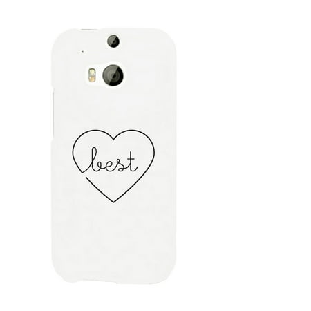 Best Babes-Left Best Friend Matching Case HTC One M8 Phone (Best Clear Case For Htc One M8)