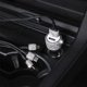 thumbnail image 5 of Cargador de coche dual USB, decoración de cristal hecha a mano compatible con decoración de coche de carga rápida compatible con teléfono, Pad Pro/air 2/mini, Samsung Gala Afortunado Sencillez, 5 of 5