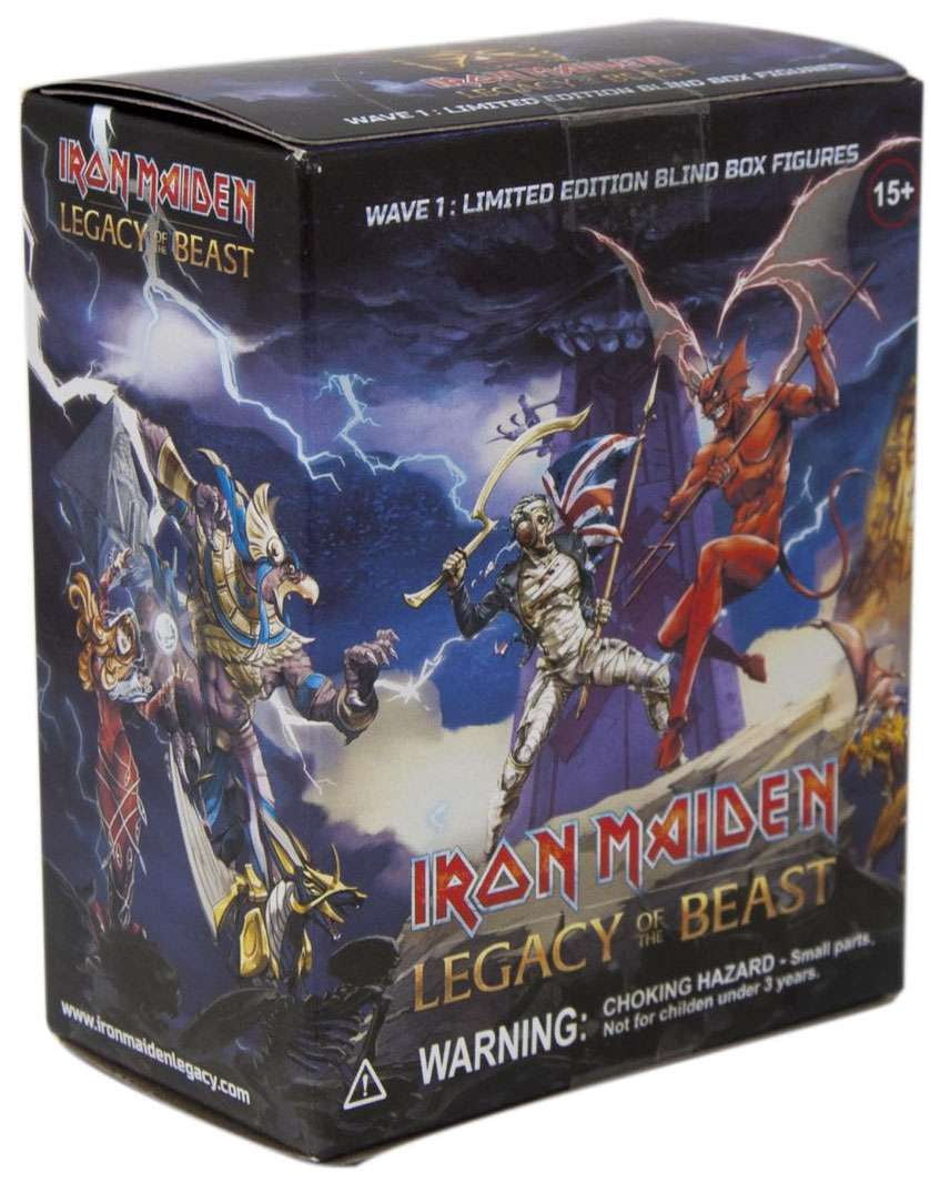 Iron Maiden Legacy of the Beast Mini PVC Blind Box (12 RANDOM PVC Figures)