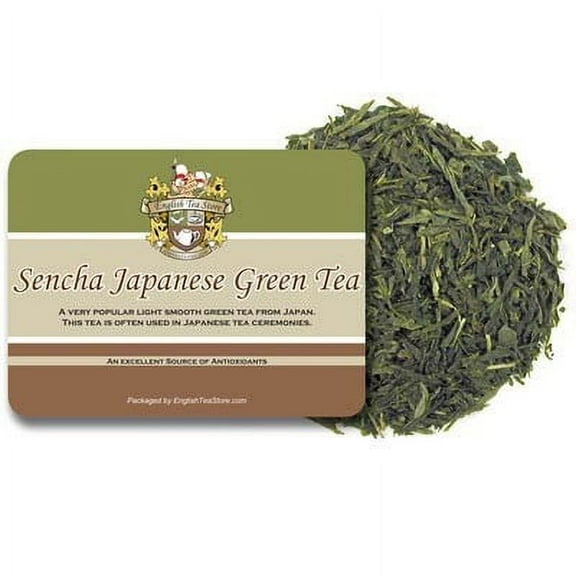 English Tea Shop Sencha Japanese Green Tea Loose Leaf Pouches 16oz