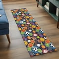 thumbnail image 4 of Sports Theme Runner Rugs 2x6 ft Basketball Rugby Baseball Football Washable Hallway Rugs Non-Slip Floor Mats Absorbent Carpet Bedside Runners for Bedroom Kitchen Bathroom Laundry Room, 4 of 9