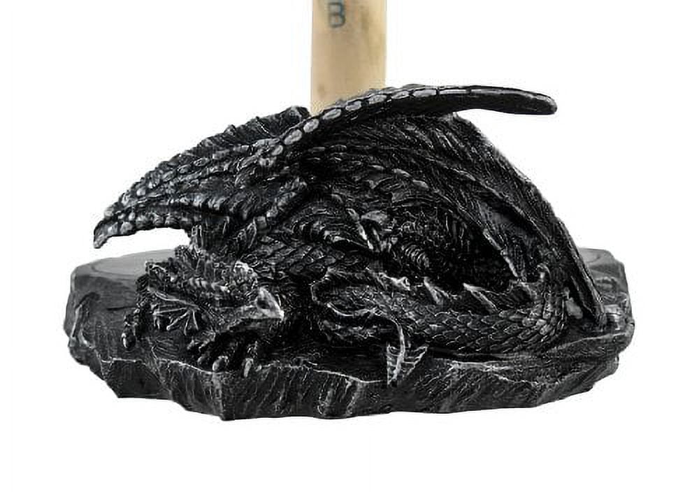 Medieval Dragon and Castle Paper Towel Holder Kitchen Decor