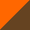Dark Brown/Orange, variant on Gamehide Vest Upland Hunting Shelterbelt Mid-Weight Khaki/Orange - Large