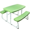 GIVOMO Kids Picnic Table Folding Plastic Table and Benches - Seating for 4 Kids