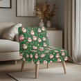 thumbnail image 3 of HELLHERO Santa Claus and Candy Canes Non Slip Wear-Resisting Armless Accent Chair Slipcover Easy Care Armless Accent Chair Protector for Armless Chair, 3 of 8