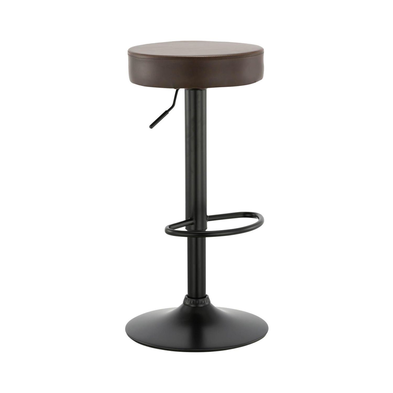 Hunter Brown Stool With Black Base (Set of 2)