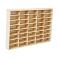 thumbnail image 1 of Guardoinrt Showcase Display Box Wooden Storage Box Excellent Choice For Organizing And Displaying Car Toy Models Wooden Showcase 40 Grid, 1 of 6