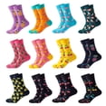 thumbnail image 4 of Calcetines hasta la mitad de la pantorrilla de algodón para hombre y mujer, calcetines de moda de primavera y verano, 4 of 6