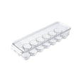 thumbnail image 2 of Mutiple Grids Egg Storage Box with Lid & Enlarge Widen Handle Reusable Transparent Stackable Refrigerator Storage Box New - 12 Grids, 2 of 2