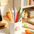 thumbnail image 2 of Clearance Sale! 1PC Food-Shaped Gel Pen, 0.5mm Pepper Novelty Ballpoint for Creative Writing, Plastic, for Office & Home, (17cm, Red), 2 of 8
