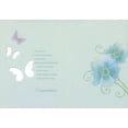 thumbnail image 2 of Designer Greetings Life is About Choices: Pastel Butterflies and Die Cut Butterfly Windows on Light Blue Confirmation Congratulations Card for Granddaughter, 2 of 2