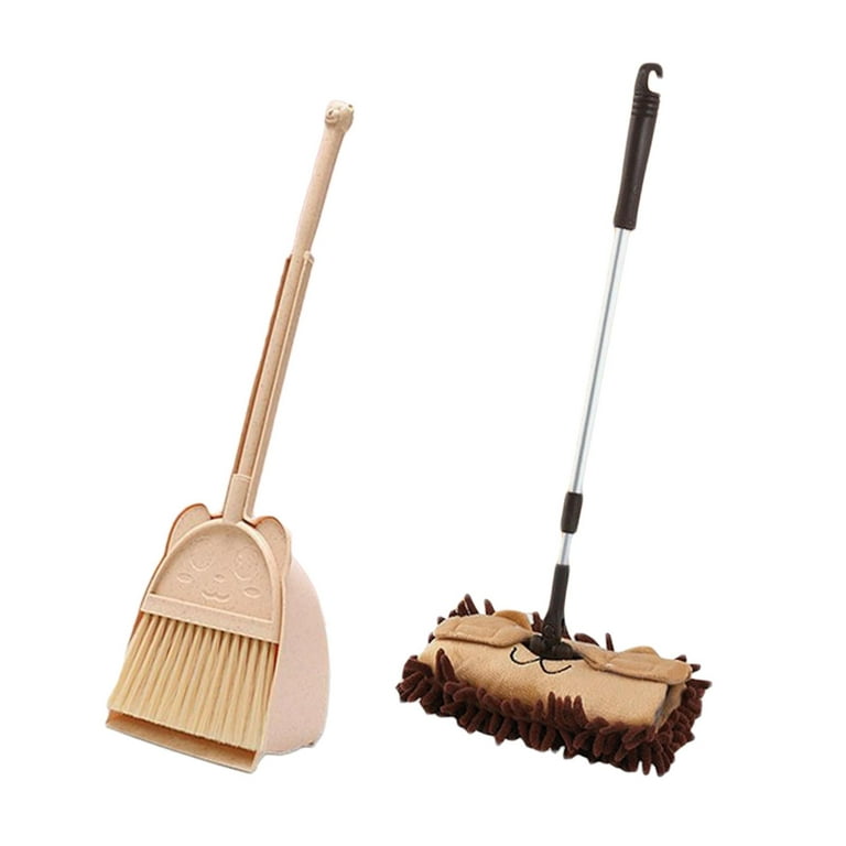 Mop Children Sweeping House Cleaning Toy Set Toddlers Cleaning Toys Set  Household Mini Kids Broom and Dustpan Set for 