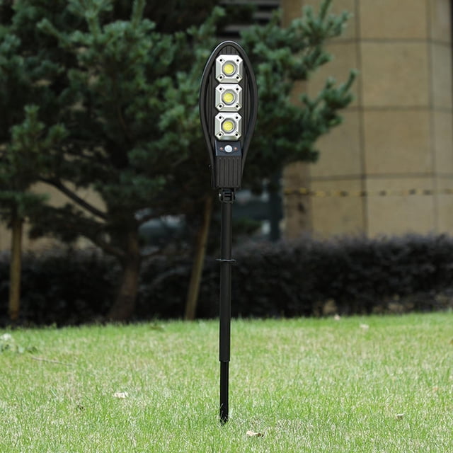 Farolas solares para exteriores, luz sensor de movimiento, 3 modos de iluminación, COB brillante, lámpara de pared impermeable para pared 3 mazorcas Colco luces al aire libre