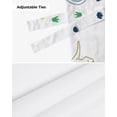 thumbnail image 6 of Jurassic Cartoon Dinosaur Children White Window Valance Curtain Kitchen Cafe Short Curtains Living Room Tie-Up Valance Curtain, 6 of 6
