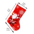 thumbnail image 3 of Merry Christmas Socks Plush Tree Hanging Gift Candy Large Socks Decoration, 3 of 3