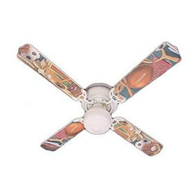Ceiling Fan Designers Soccer Football Baseball Sports Indoor Ceiling Fan
