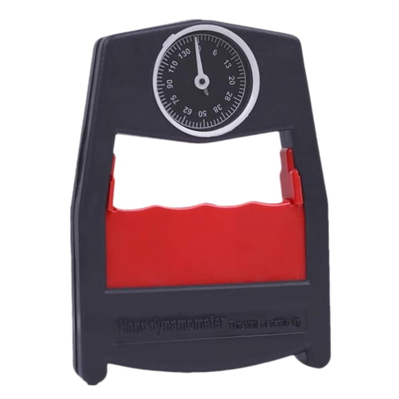 Hand Grip Dynamometer, Grip Strength Trainer, Grips Strength Tester, Grip Strength Measurement Meter, for Climbers, Athletes, Red