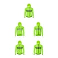 thumbnail image 2 of Soidarity Chaqueta de ciclismo abrigo con capucha rompevientos chaleco reflectante a prueba de viento ropa impermeable moto hombres montar verde Type2 NO2, 2 of 6