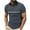 Gray, variant on WREESH Men's Graphic Henley Shirts Button-Loose Casual Short Sleeve Shirt a Trendy Printed Top for Everyday Wear Gray