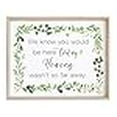 thumbnail image 3 of Memorial Wedding Sign, Watercolor Eucalyptus Greenery Print on Textured Thick Cardstock Paper, In Memory of Loved Ones, We Know You Would Be Here Today Table Signs, 3 of 3
