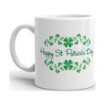 thumbnail image 2 of Happy St. Patrick's Day Coffee Tea Ceramic Mug Office Work Cup Gift 11 oz, 2 of 3