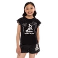 thumbnail image 3 of Disney Moana Girl’s Crochet Trim Crewneck Tee with Dolman Sleeves, Sizes 4-16, 3 of 9