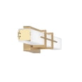 thumbnail image 5 of Gemini 1 - Light Aged Brass Brass Contemporary / Modern - LED Steel Wall Sconce, 5 of 7