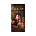 thumbnail image 2 of kladzum 2025 Christmas Door Cover Decorative Door Curtain Christmas Door Covers Vintage Christmas Decorations for House Door, Living Room Bedroom Kitchen Bathroom, 2 of 9