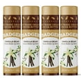 thumbnail image 1 of Bálsamo labial Badger, vainilla y manteca de cacao 100% orgánica, paquete de 4, 1 of 6