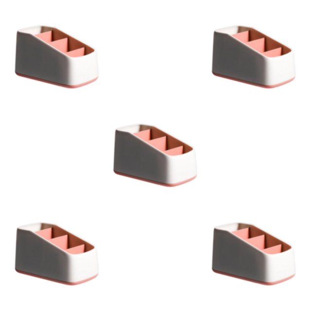 Yuarrent Soporte de almacenamiento de escalera trapezoidal resistente y duradero ABS para clasificar artículos diversos rojo Type2 NO2