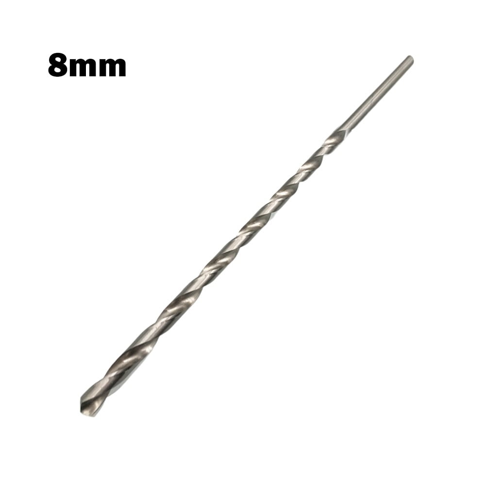 300Mm Extra Long High Speed Steel Twisted Drill Bit For Soft Metal Wood Plastic Drilling 7/8/9/10/11/12/13/14/15/16Mm Diameter 8Mm Fangkenuo
