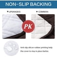 thumbnail image 4 of SHANNA Waterproof Recliner Sofa Cover Couch Covers, 1-Piece Washable Reclining Sofa Cover Furniture Protector for Kids, Dogs, Pets, Brown, Oversized Armchair Recliner Cover, 4 of 11
