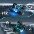 thumbnail image 2 of Tecnock Remote Control Car, 2.4GHz RC Cars with USB-C Easy Charging, 4WD Double Sided 360° Rotates and Flips RC Stunt Car, Toys Gift for Boys and Girls Ages 6-8, 8-12, 2 of 7