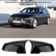 thumbnail image 4 of 1 par de cubiertas del espejo retrovisor del coche abs, cubiertas de espejo retrovisor lateral para B-M-W 220i 328i 420i F20 F21 F22 F32 F33 F36 X1 E84 (negro brillante) Ecomeon no, 4 of 6