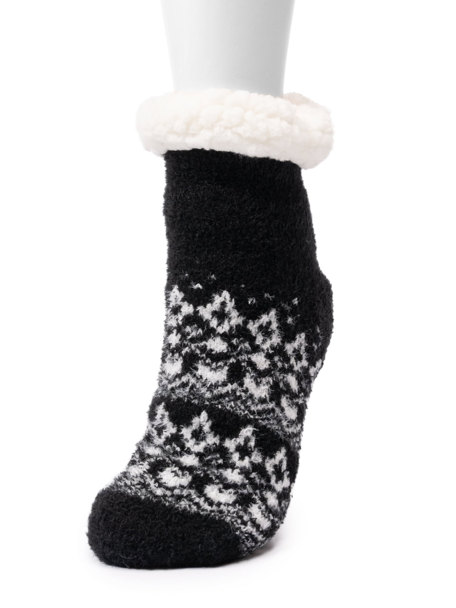 MUK LUKS Women's Short Cabin Socks, 1-Pack, OSFM