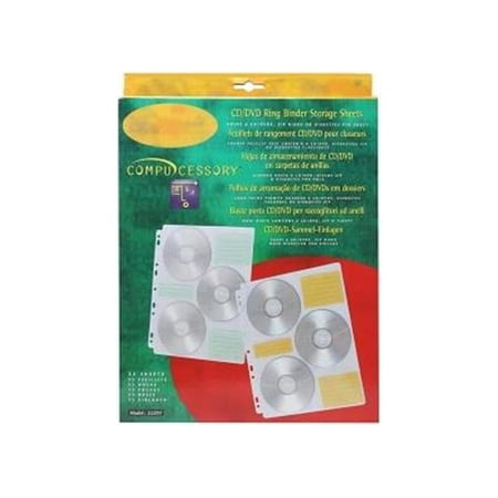 UPC: 0794192222974 | CD Media Binder Storage Pages 25 Refill Pages/PK