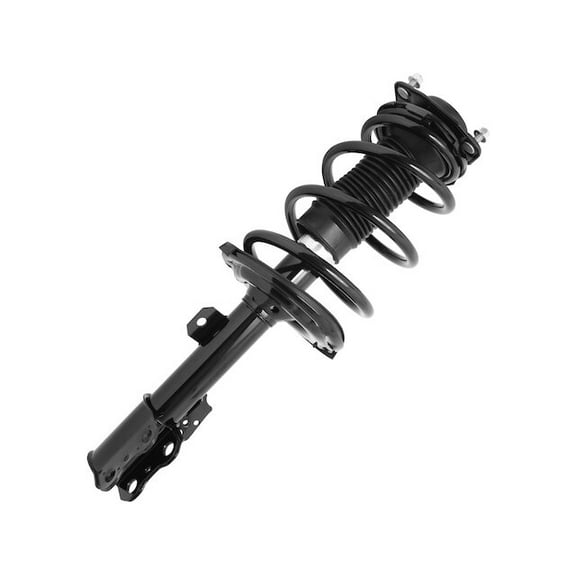 Front Right Passenger Side Strut and Coil Spring Assembly - Compatible with 2011 - 2019 Toyota Sienna FWD (Excludes All Wheel Drive) 2012 2013 2014 2015 2016 2017 2018